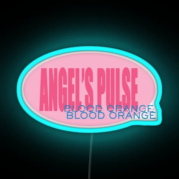 Dev Hynes Blood Orange Angel S Pulse RGB Neon Sign