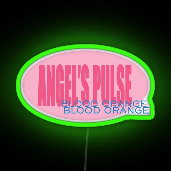 Dev Hynes Blood Orange Angel S Pulse RGB Neon Sign