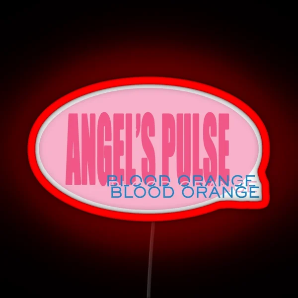 Dev Hynes Blood Orange Angel S Pulse RGB Neon Sign