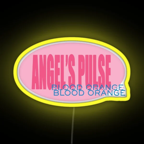 Dev Hynes Blood Orange Angel S Pulse RGB Neon Sign