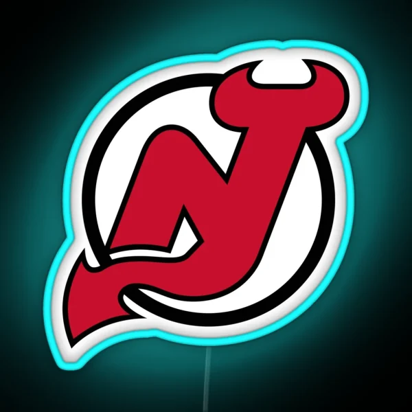 Devils Logo RGB Neon Sign