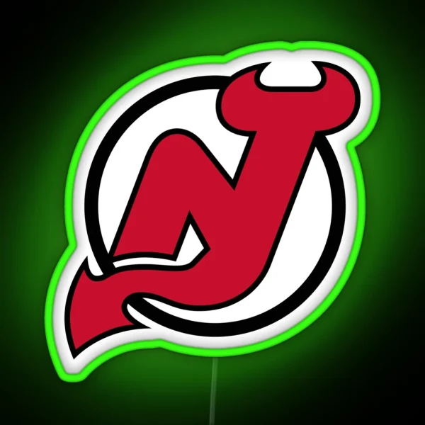 Devils Logo RGB Neon Sign