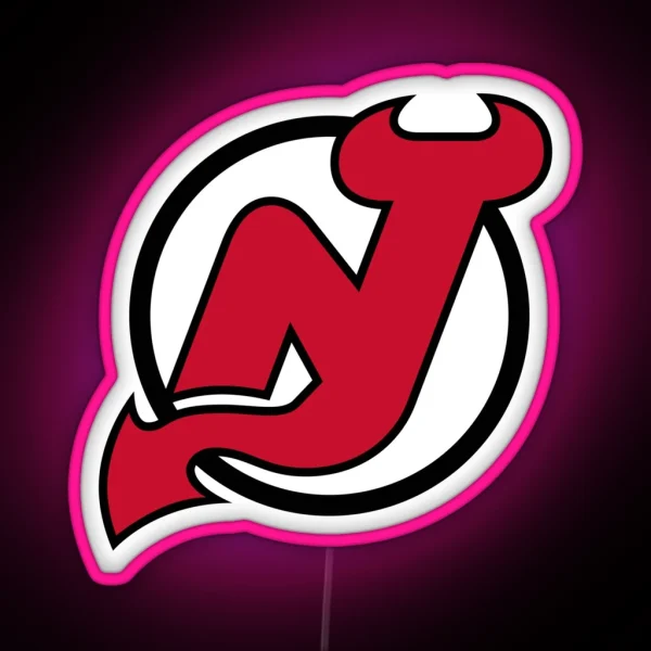 Devils Logo RGB Neon Sign