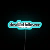 Vibrant Neon Sign for Fans and Enthusiasts of Devoted Followers