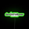 RGB Neon Sign for Home Decor, Inspired by Devoted Fan Culture.