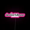 Add vibrant devotion with customizable personalizable colorful RGB led neon signs.