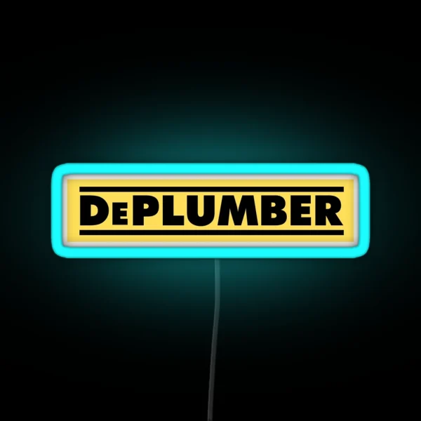 Dewalt Plumber RGB Neon Sign