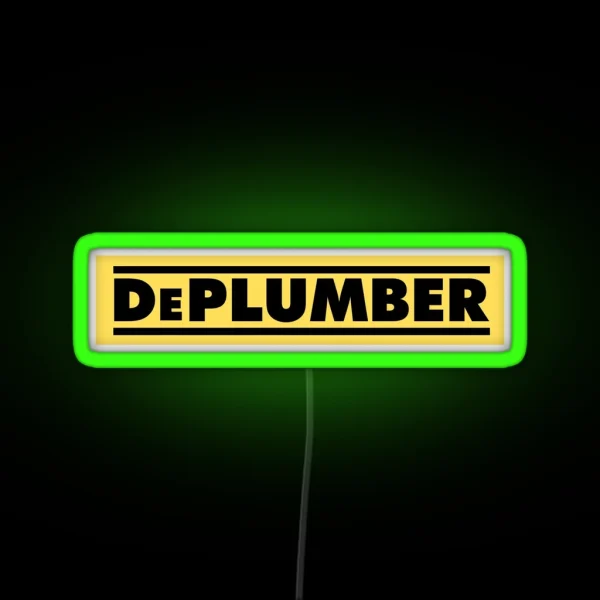Dewalt Plumber RGB Neon Sign