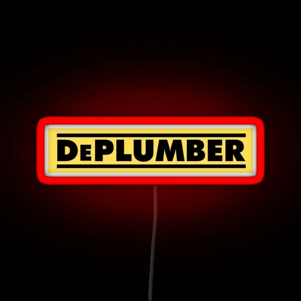 Dewalt Plumber RGB Neon Sign