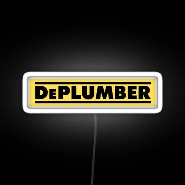 Dewalt Plumber RGB Neon Sign