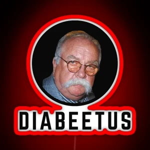 Diabeetus Wilford Brimley RGB Neon Sign