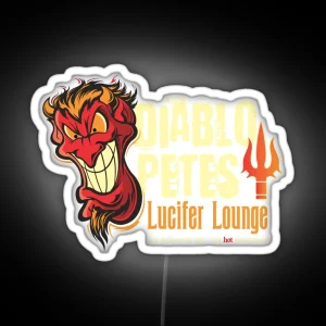 Diablopete S Lucifer Lounge RGB Neon Sign