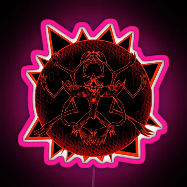 Diaboromon Core RGB Neon Sign