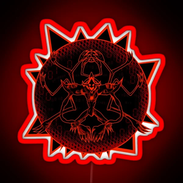 Diaboromon Core RGB Neon Sign