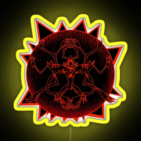 Diaboromon Core RGB Neon Sign