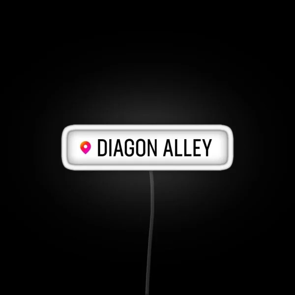 Diagon Alley Location RGB Neon Sign