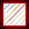 Add geometric flair with colorful Diagonal Delight neon sign art