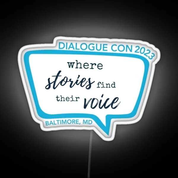 Dialogue Con 2023 Logo RGB Neon Sign