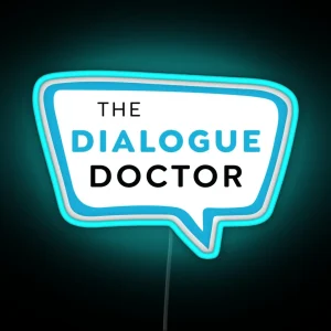 Dialogue Doctor Logo RGB Neon Sign