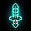 Add a touch of edgy luxury with this neon sword