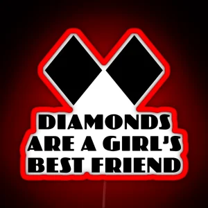 Diamonds Are A Girl S Best Friend RGB Neon Sign