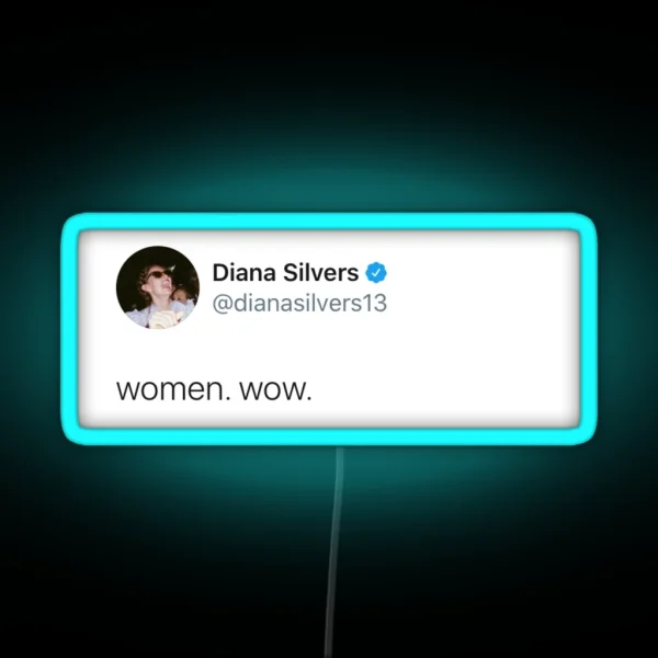 Diana Silvers Tweet RGB Neon Sign