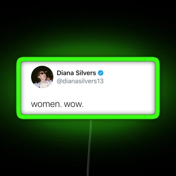 Diana Silvers Tweet RGB Neon Sign