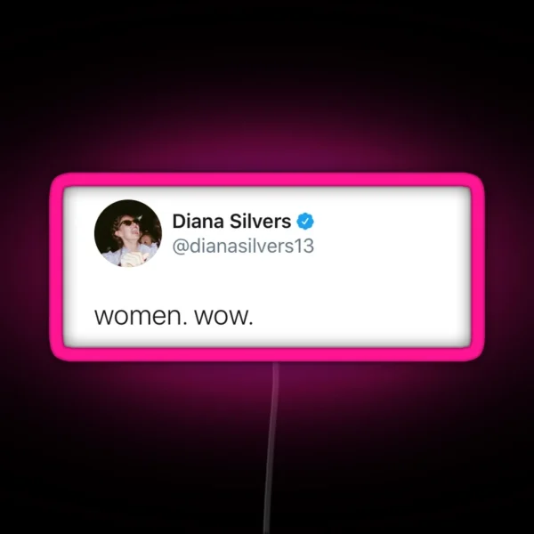 Diana Silvers Tweet RGB Neon Sign