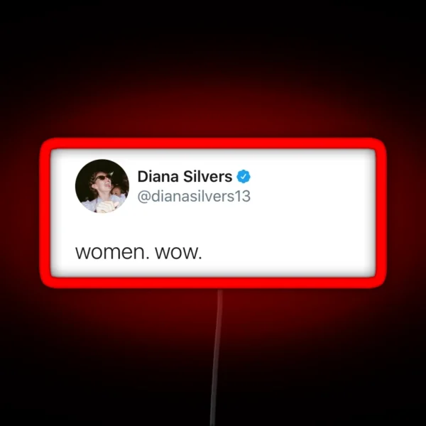 Diana Silvers Tweet RGB Neon Sign