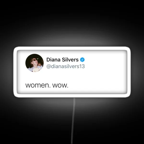 Diana Silvers Tweet RGB Neon Sign