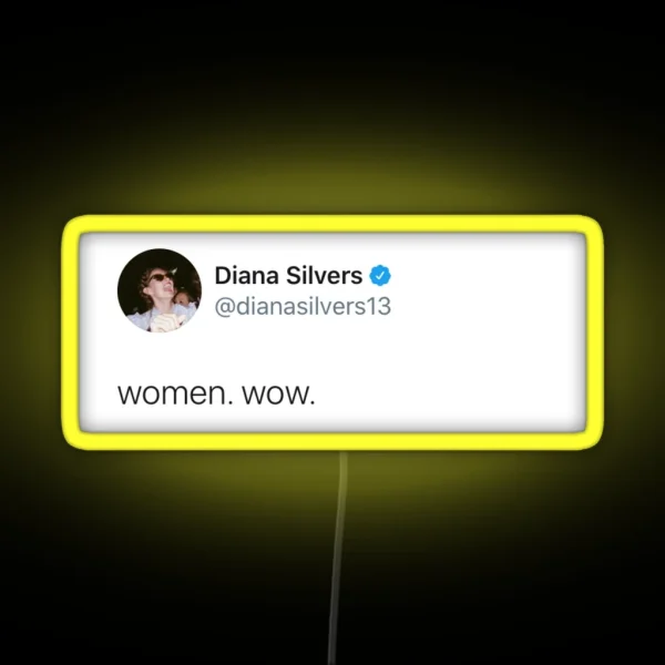 Diana Silvers Tweet RGB Neon Sign