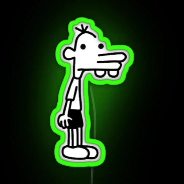 Diary Of A Wimpy Kid Manny RGB Neon Sign