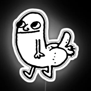 Dickbutt RGB Neon Sign