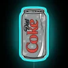 Neon Diet Cola Lover Sign, Colorful RGB LED Drinking Decoration