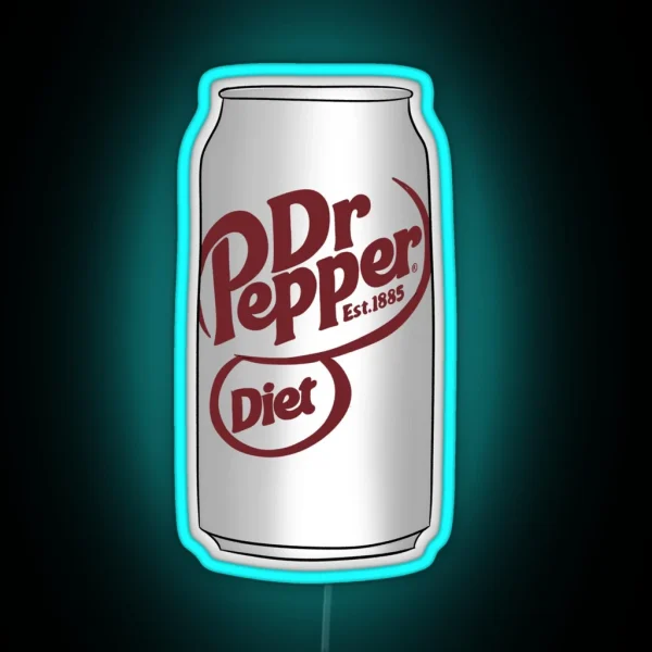 Diet Dr Pepper RGB Neon Sign