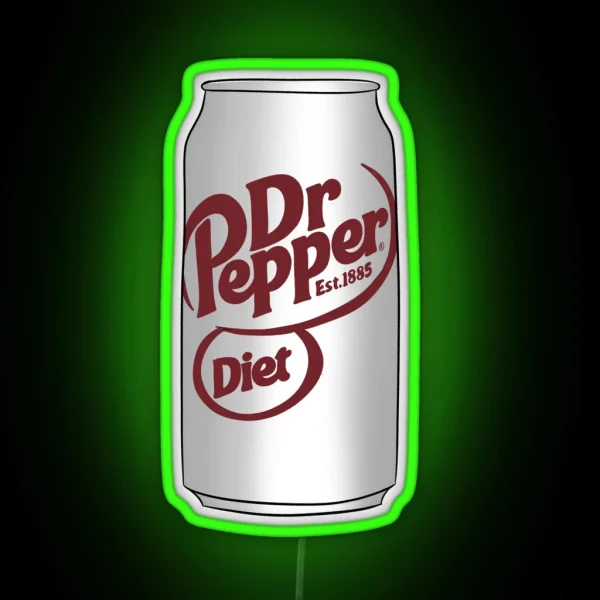 Diet Dr Pepper RGB Neon Sign