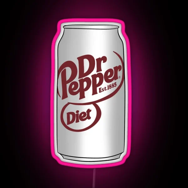 Diet Dr Pepper RGB Neon Sign