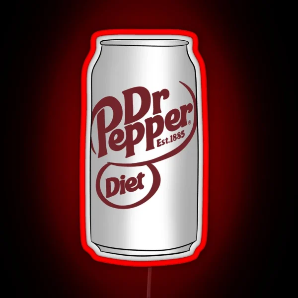 Diet Dr Pepper RGB Neon Sign