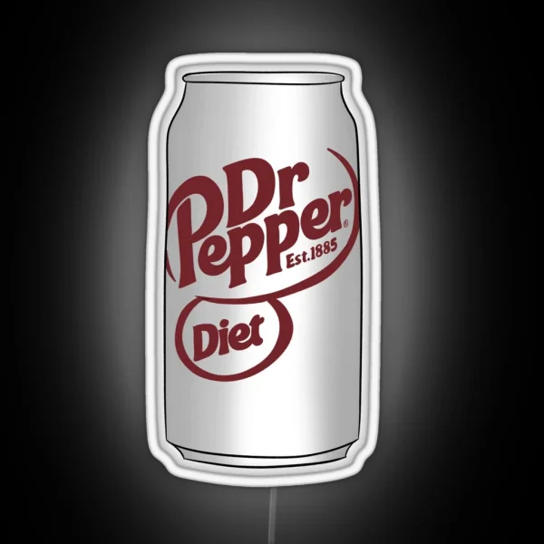 Diet Dr Pepper RGB Neon Sign