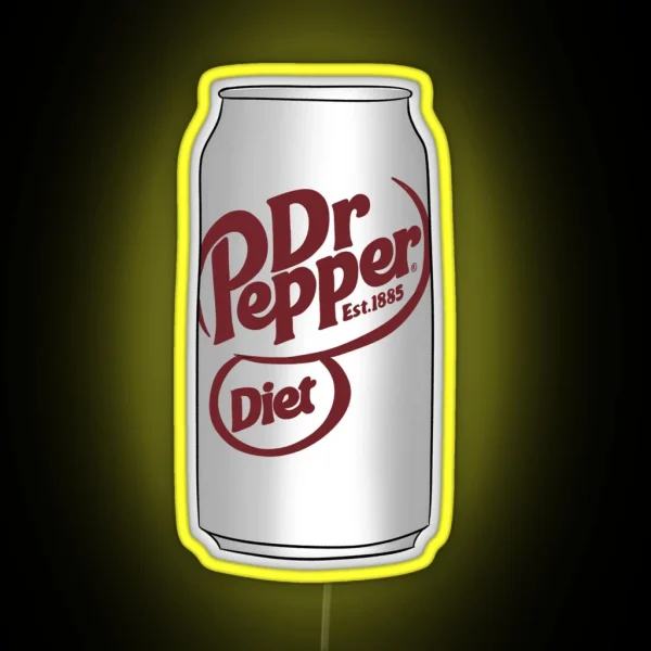 Diet Dr Pepper RGB Neon Sign