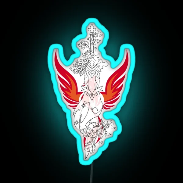 Diluc Constellation Design RGB Neon Sign