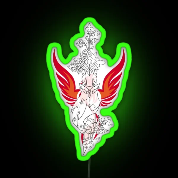Diluc Constellation Design RGB Neon Sign