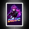 Diluc inspired LED light up sign for Genshin Impact fans