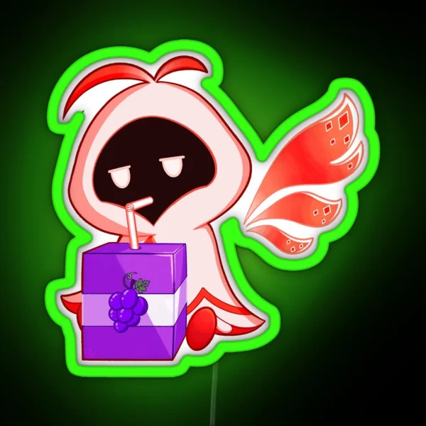 Diluc Wind Fairy RGB Neon Sign