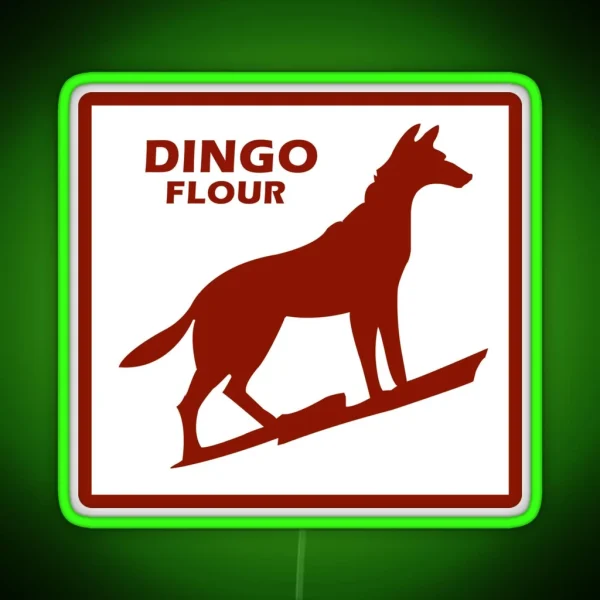 Dingo Flour RGB Neon Sign