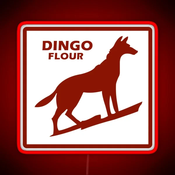 Dingo Flour RGB Neon Sign