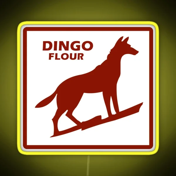 Dingo Flour RGB Neon Sign