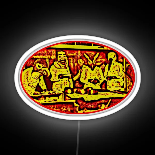 Dinner Is Served RGB Neon Sign