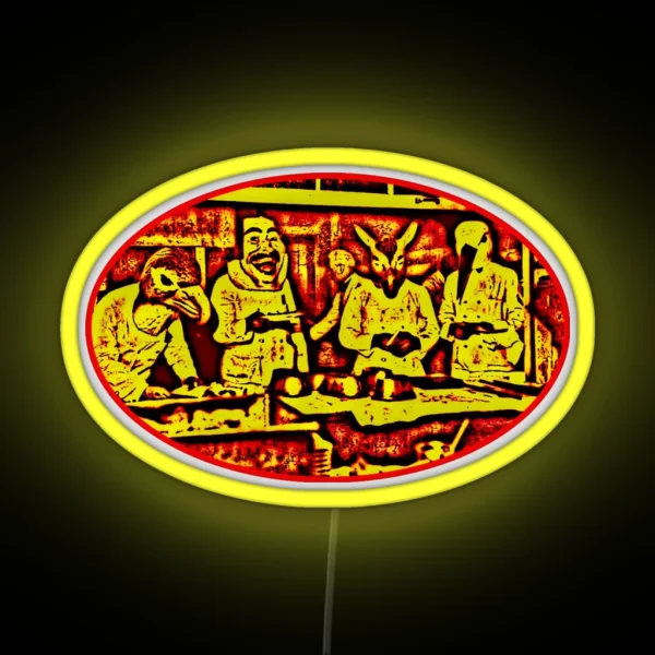 Dinner Is Served RGB Neon Sign