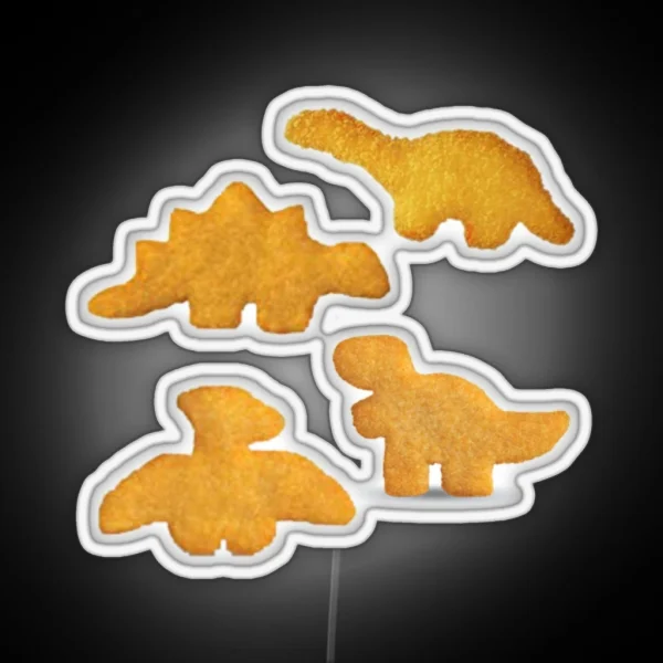 Dino Nuggets RGB Neon Sign